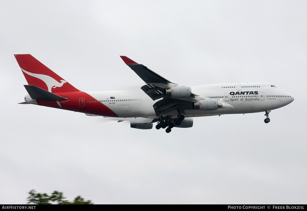 Aircraft Photo of VH-OJL | Boeing 747-438 | Qantas | AirHistory.net #588798