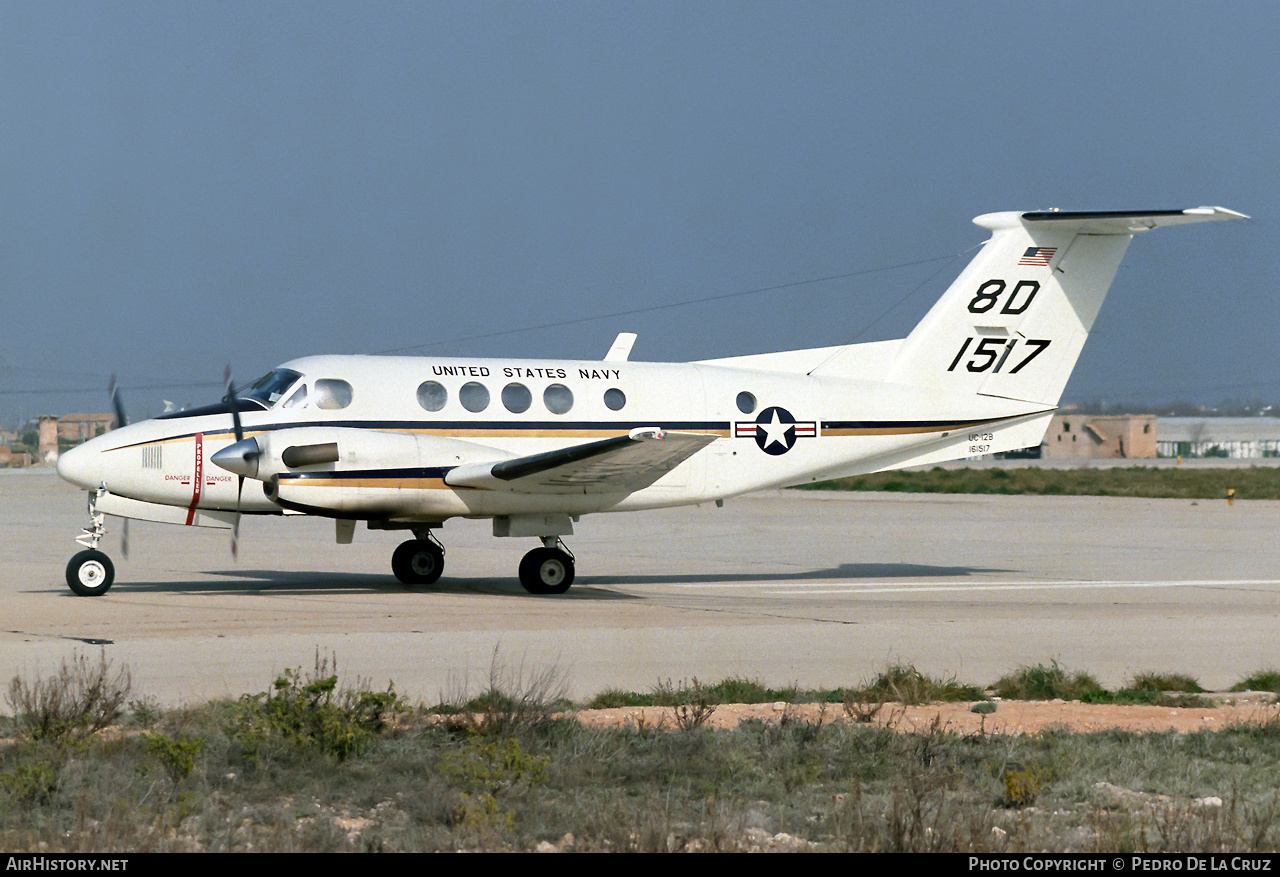 Aircraft Photo of 161517 / 1517 | Beech UC-12B Super King Air (A200C) | USA - Navy | AirHistory.net #588832