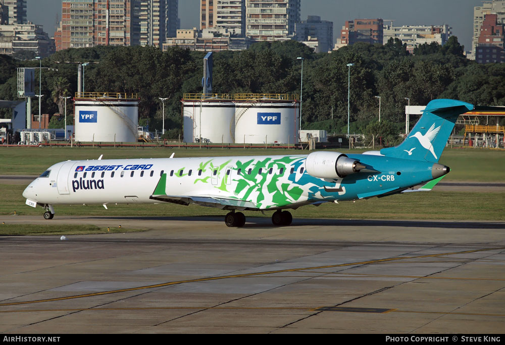 Aircraft Photo of CX-CRB | Bombardier CRJ-900 (CL-600-2D24) | PLUNA Líneas Aéreas Uruguayas | AirHistory.net #588838
