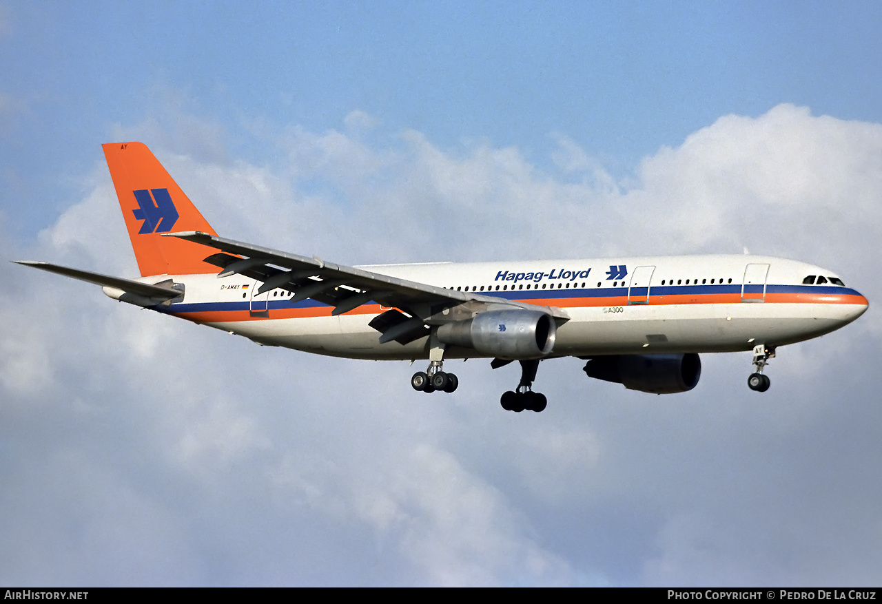 Aircraft Photo of D-AMAY | Airbus A300B4-103 | Hapag-Lloyd | AirHistory.net #588842