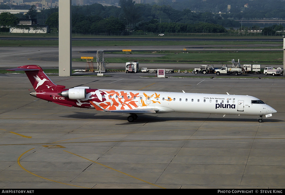 Aircraft Photo of CX-CRE | Bombardier CRJ-900LR (CL-600-2D24) | PLUNA Líneas Aéreas Uruguayas | AirHistory.net #588844