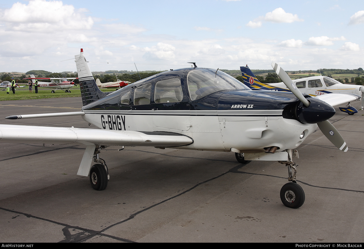 Aircraft Photo of G-BHGY | Piper PA-28R-200 Cherokee Arrow II | AirHistory.net #588875