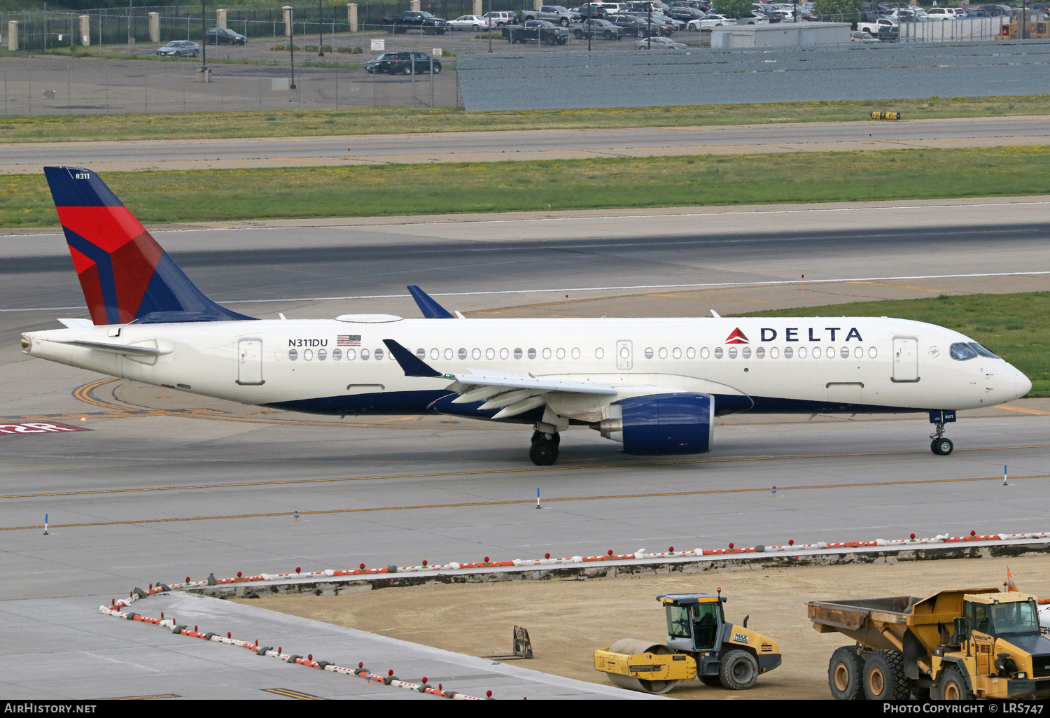 Aircraft Photo of N311DU | Airbus A220-371 (BD-500-1A11) | Delta Air Lines | AirHistory.net #588879