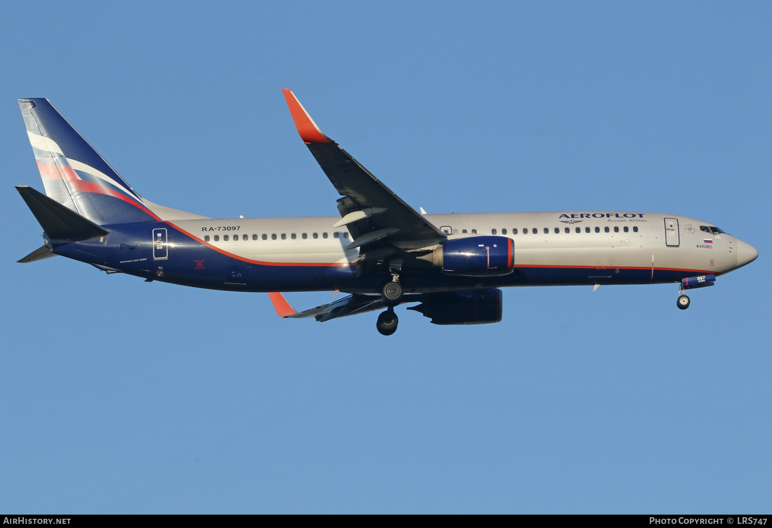 Aircraft Photo of RA-73097 | Boeing 737-8LJ | Aeroflot - Russian Airlines | AirHistory.net #588880