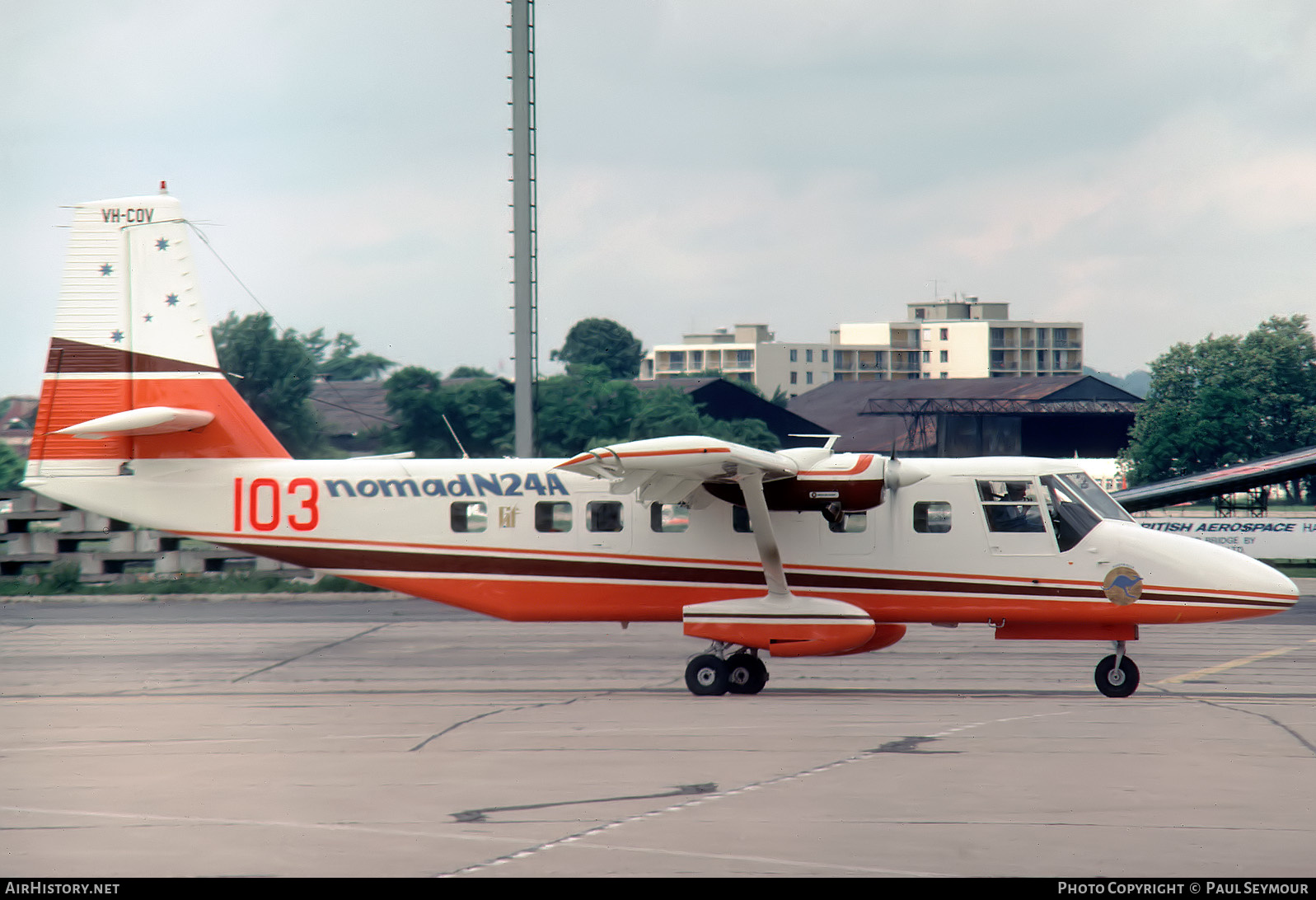 Aircraft Photo of VH-COV | GAF N-24A Nomad | AirHistory.net #588945