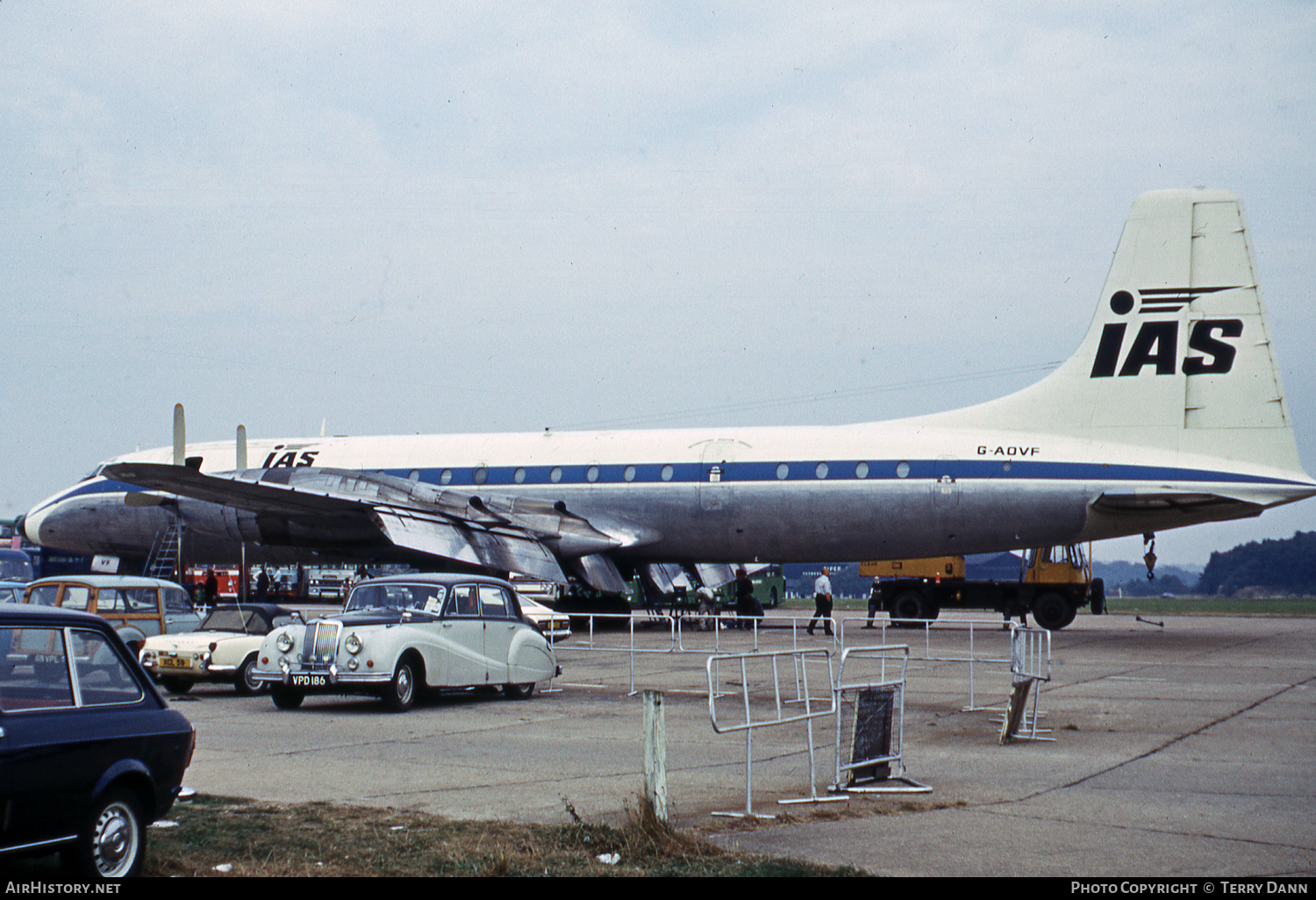 Aircraft Photo of G-AOVF | Bristol 175 Britannia 312F | IAS Cargo Airlines - International Aviation Services | AirHistory.net #588967