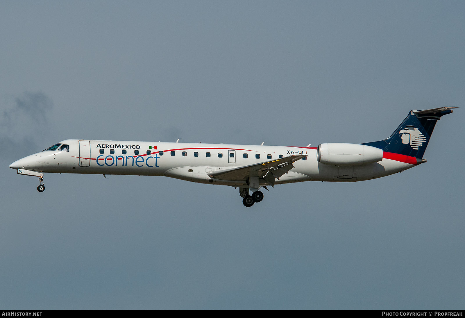 Aircraft Photo of XA-QLI | Embraer ERJ-145LU (EMB-145LU) | AeroMéxico Connect | AirHistory.net #588973