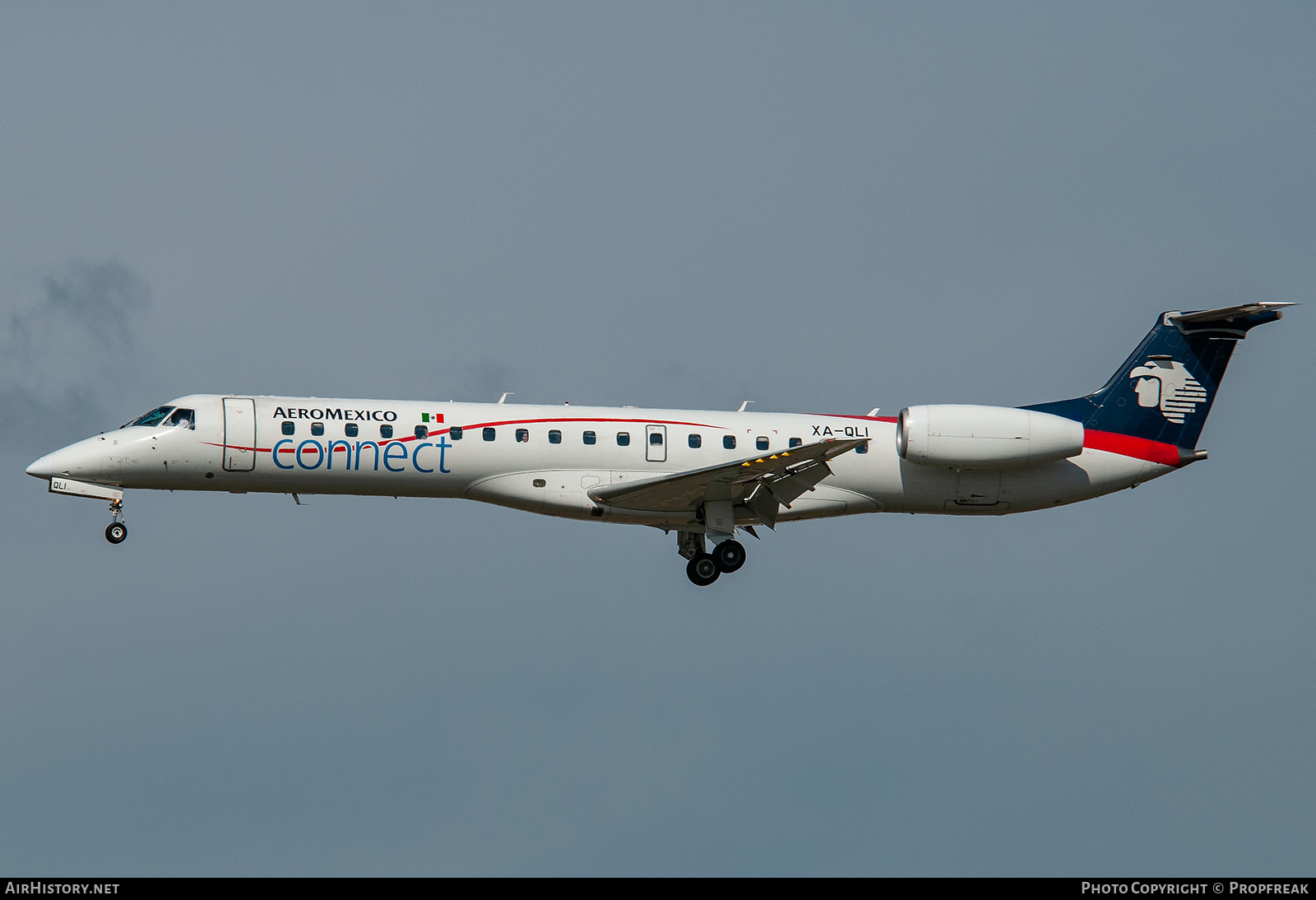 Aircraft Photo of XA-QLI | Embraer ERJ-145LU (EMB-145LU) | AeroMéxico Connect | AirHistory.net #588973