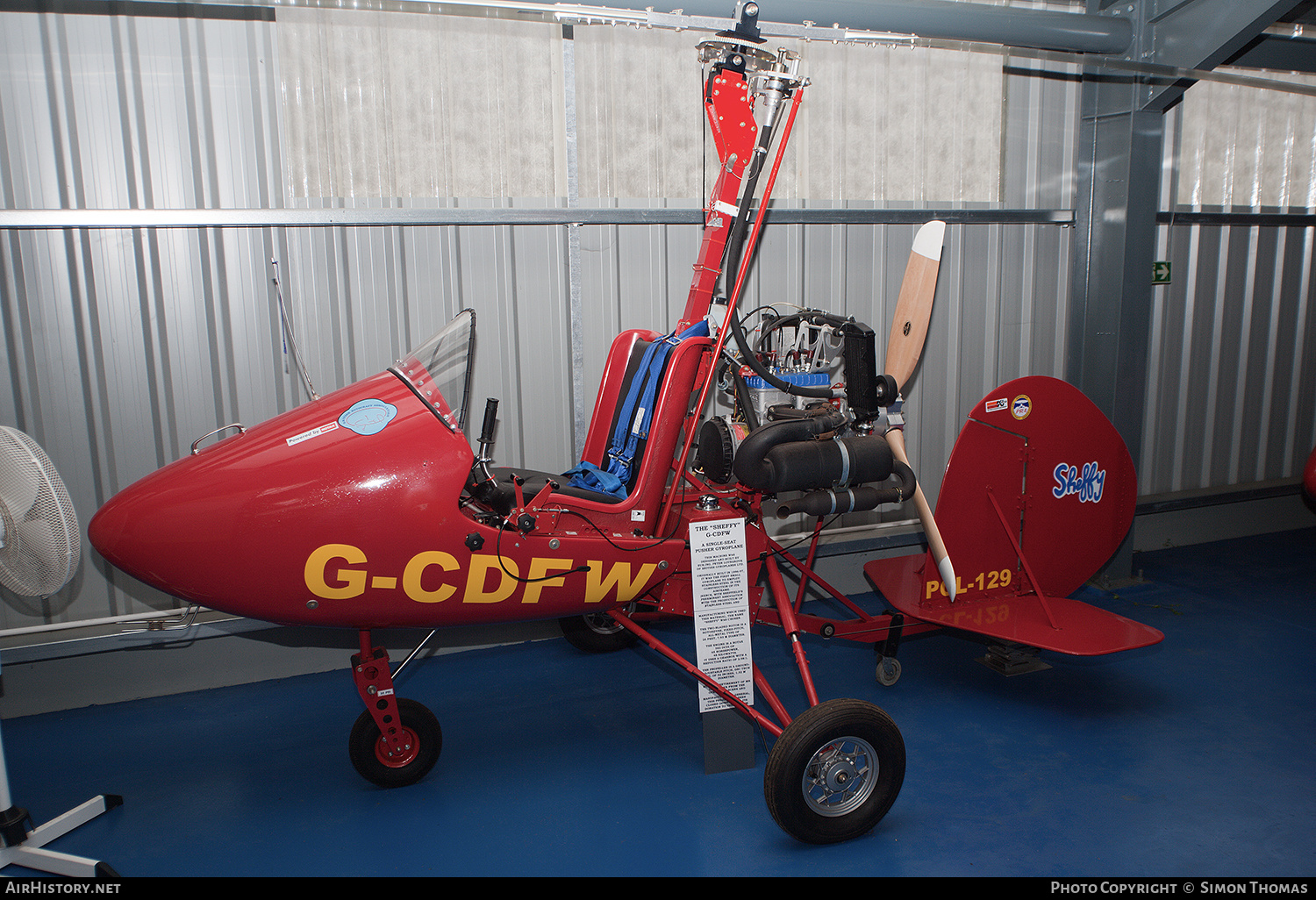 Aircraft Photo of G-CDFW | Sheffy Gyroplane | AirHistory.net #588985