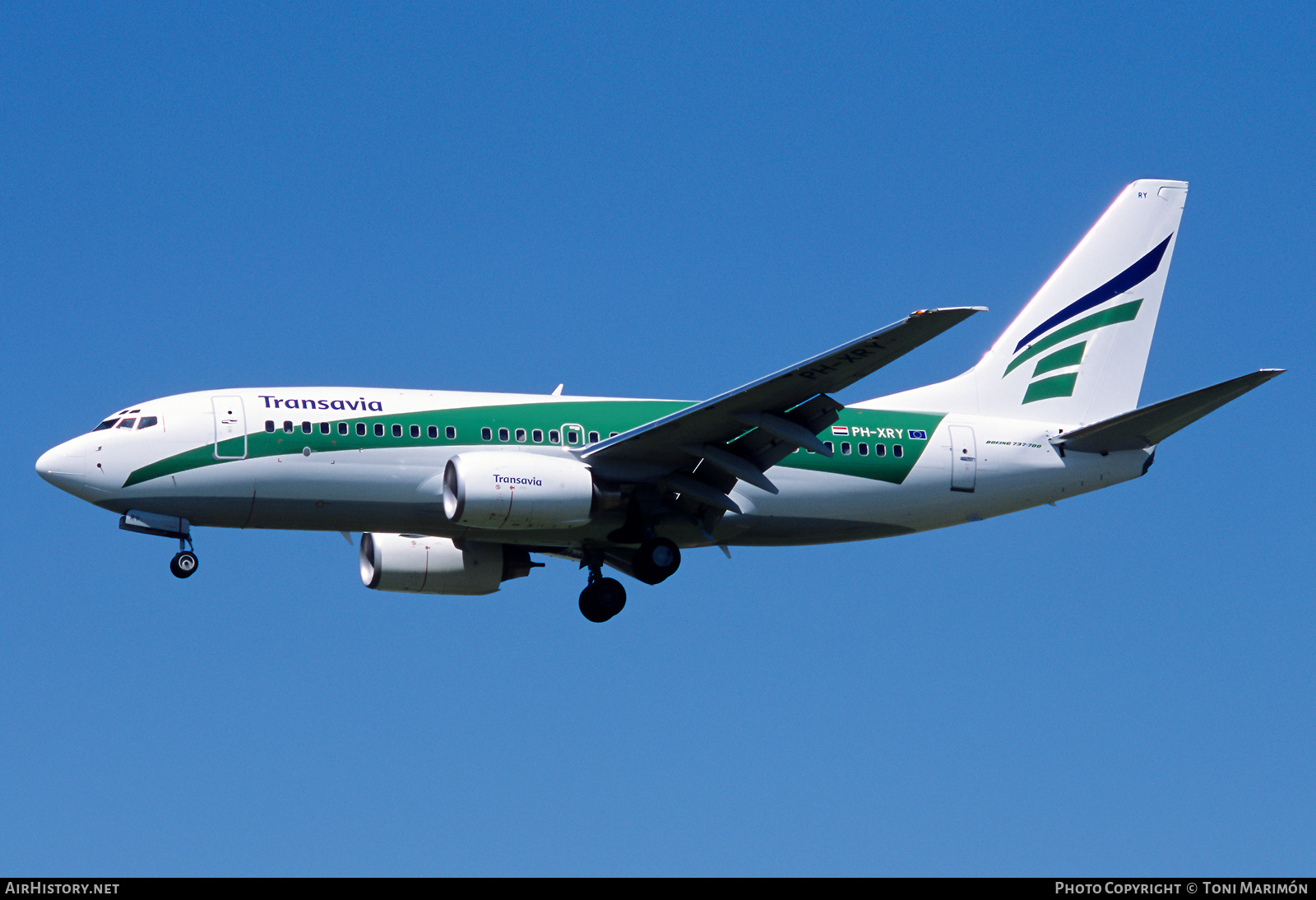 Aircraft Photo of PH-XRY | Boeing 737-7K2 | Transavia | AirHistory.net #588994