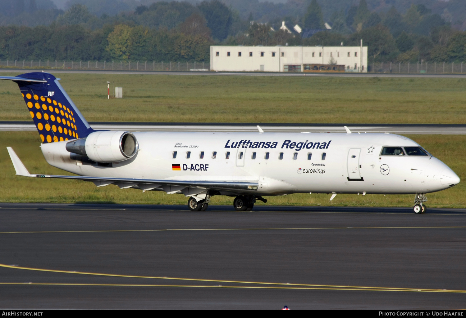 Aircraft Photo of D-ACRF | Bombardier CRJ-200ER (CL-600-2B19) | Lufthansa Regional | AirHistory.net #589019
