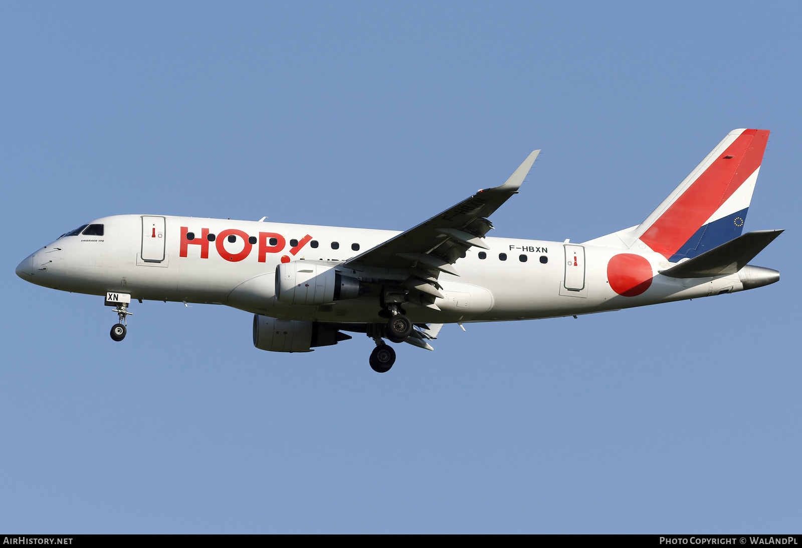 Aircraft Photo of F-HBXN | Embraer 170STD (ERJ-170-100STD) | Hop! | AirHistory.net #589026