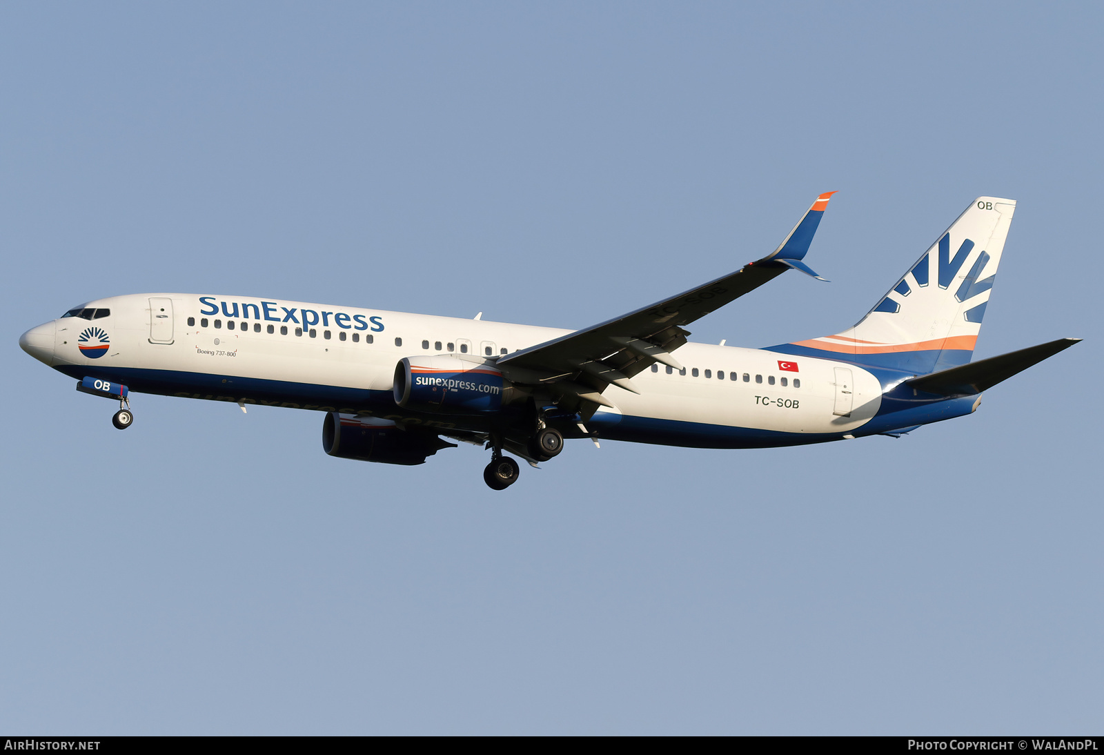 Aircraft Photo of TC-SOB | Boeing 737-8HC | SunExpress | AirHistory.net #589037