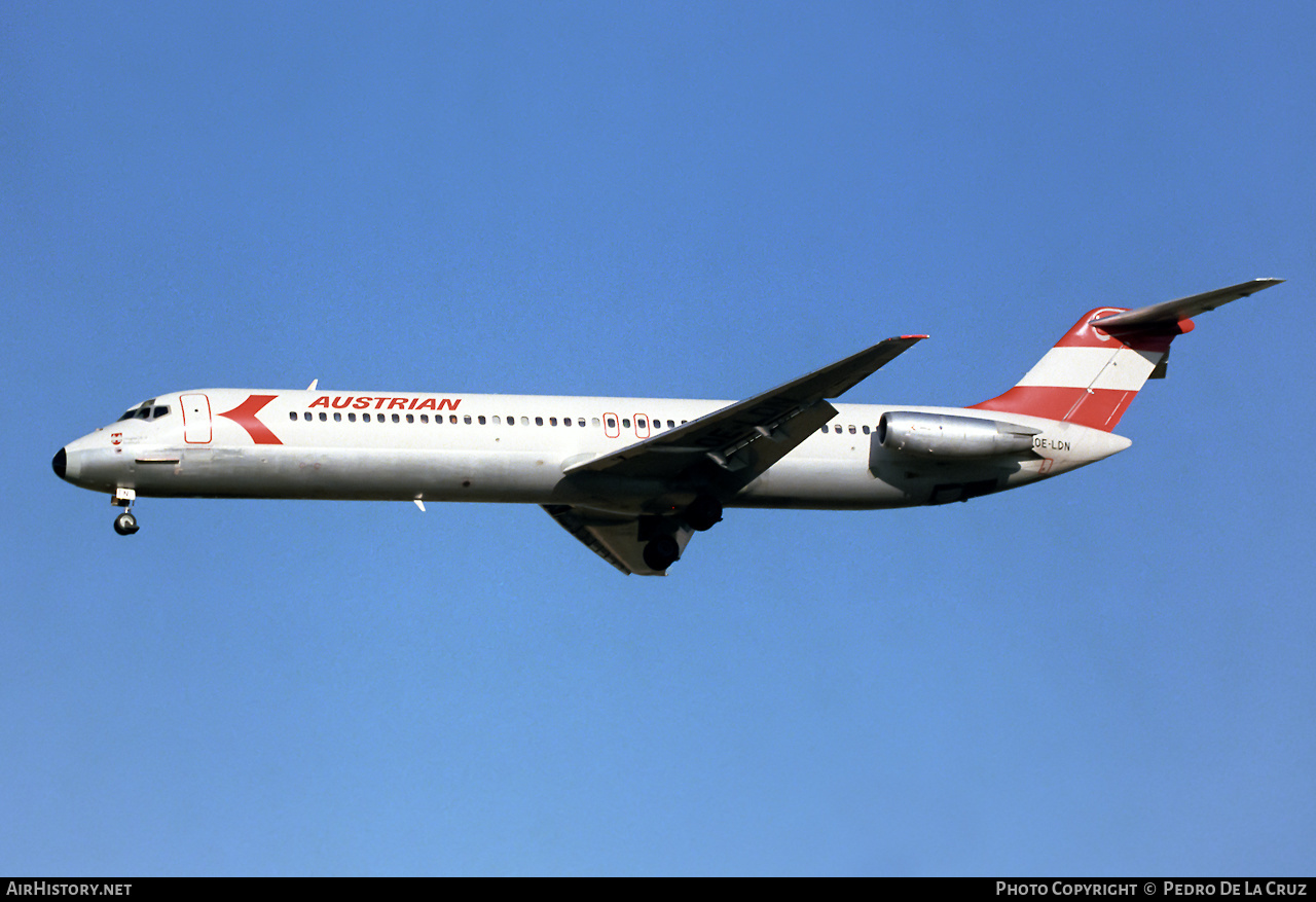 Aircraft Photo of OE-LDN | McDonnell Douglas DC-9-51 | Austrian Airlines | AirHistory.net #589039
