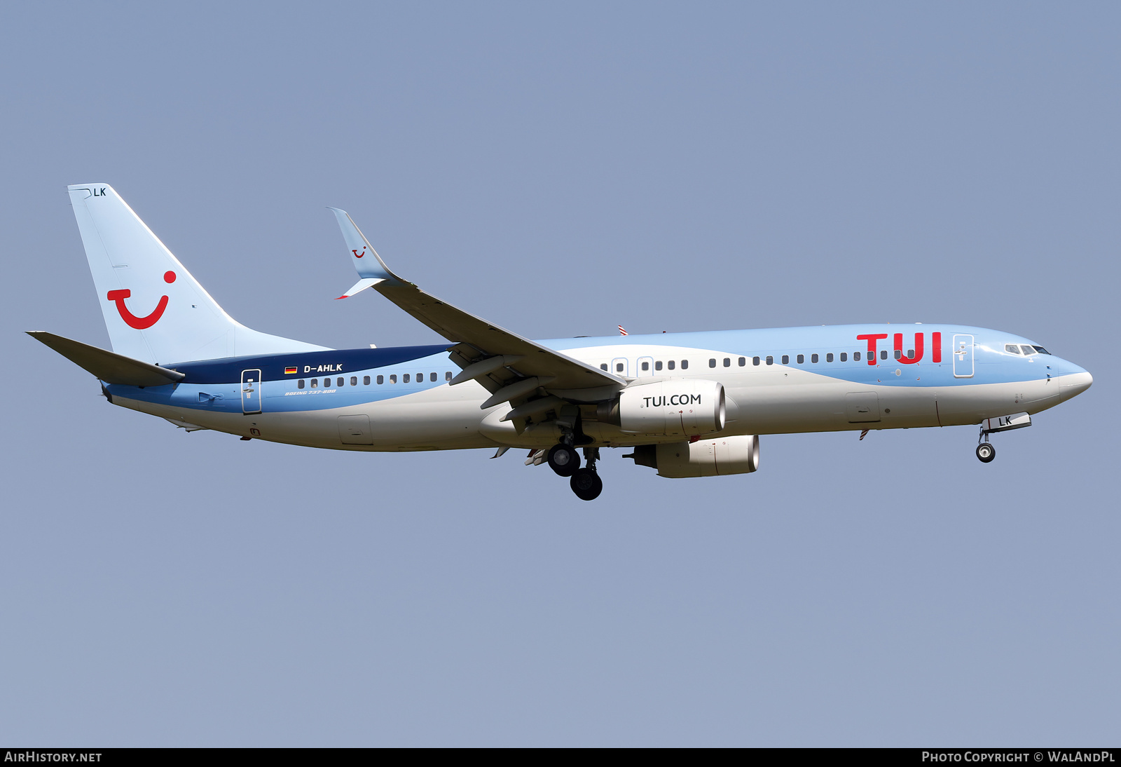Aircraft Photo of D-AHLK | Boeing 737-8K5 | TUI | AirHistory.net #589082