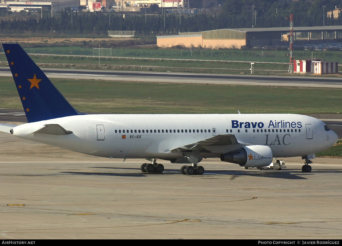 Aircraft Photo of EC-JOZ | Boeing 767-219/ER | Bravo Airlines | AirHistory.net #589093