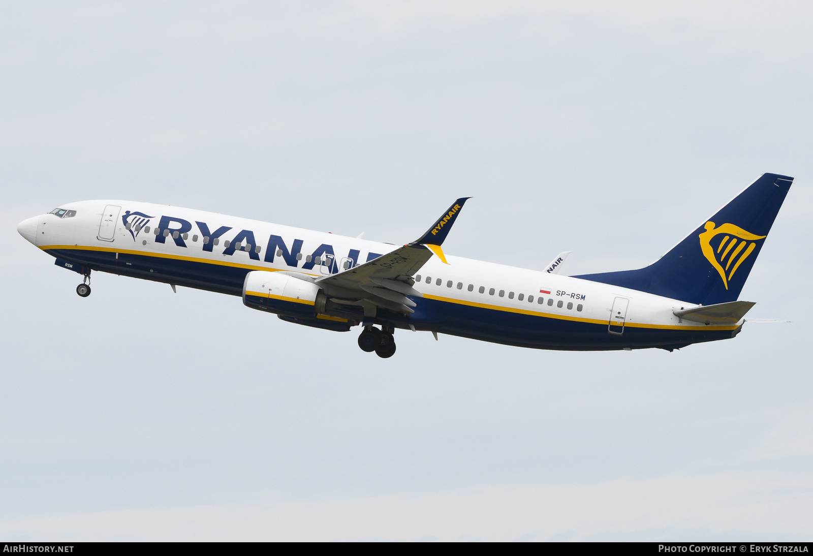 Aircraft Photo of SP-RSM | Boeing 737-8AS | Ryanair | AirHistory.net #589120