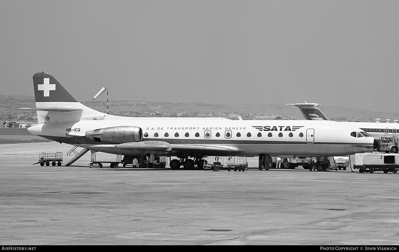 Aircraft Photo of HB-ICQ | Sud SE-210 Caravelle 10B1R | SATA - SA de Transport Aérien | AirHistory.net #589124