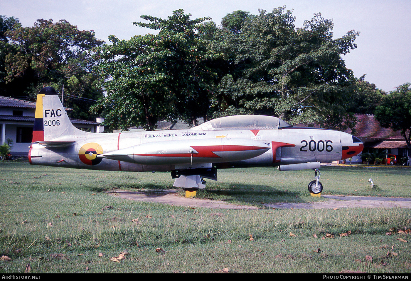 Aircraft Photo of FAC2006 | Lockheed T-33A | Colombia - Air Force | AirHistory.net #589158