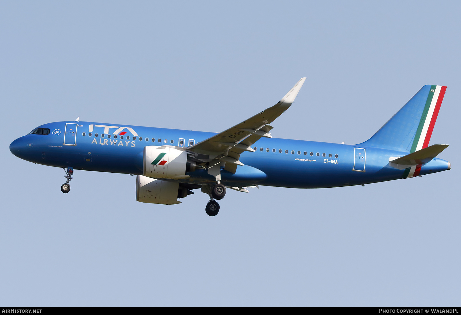 Aircraft Photo of EI-INA | Airbus A320-272N | ITA Airways | AirHistory.net #589172
