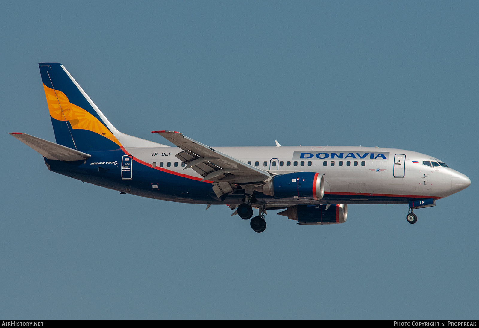 Aircraft Photo of VP-BLF | Boeing 737-528 | Donavia | AirHistory.net #589173