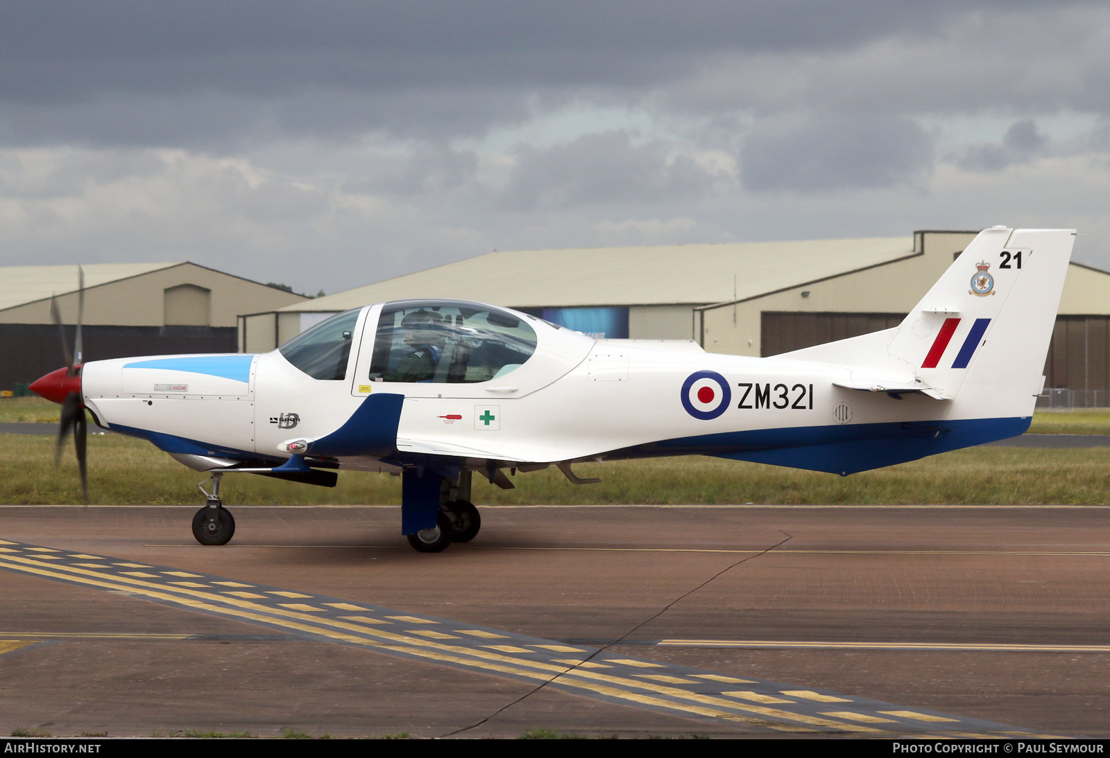 Aircraft Photo of ZM321 | Grob G-120TP Prefect T1 | UK - Air Force | AirHistory.net #589179