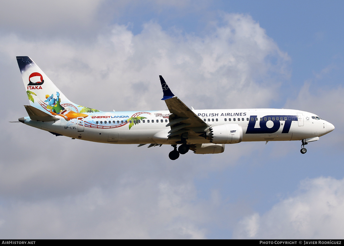 Aircraft Photo of SP-LVL | Boeing 737-8 Max 8 | LOT Polish Airlines - Polskie Linie Lotnicze | AirHistory.net #589198