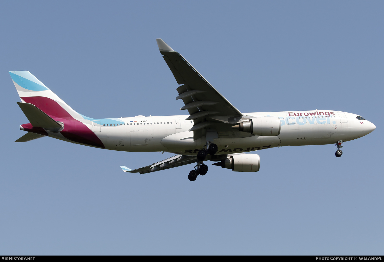 Aircraft Photo of D-AXGF | Airbus A330-203 | Eurowings Discover | AirHistory.net #589221