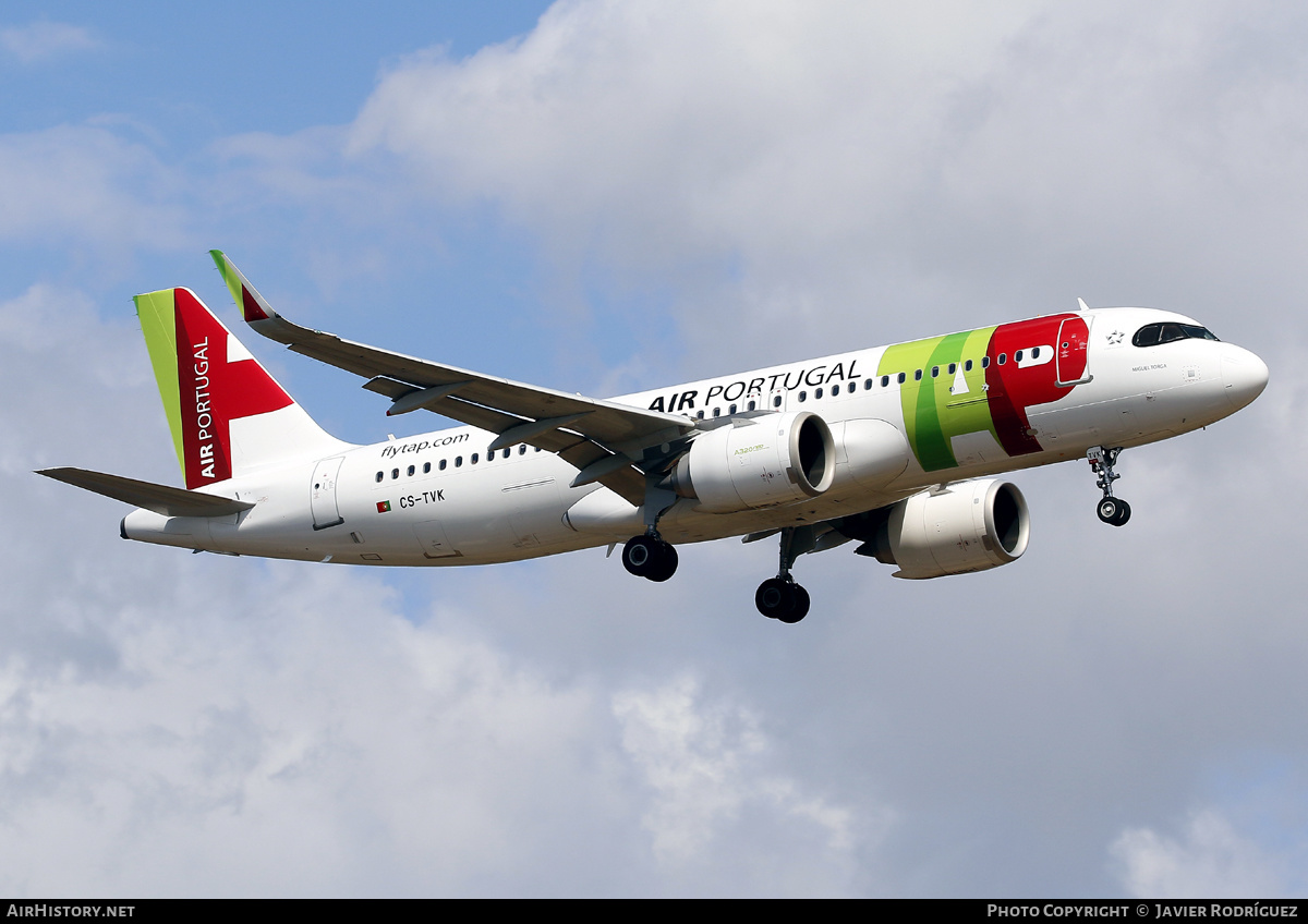 Aircraft Photo of CS-TVK | Airbus A320-251N | TAP Air Portugal | AirHistory.net #589255