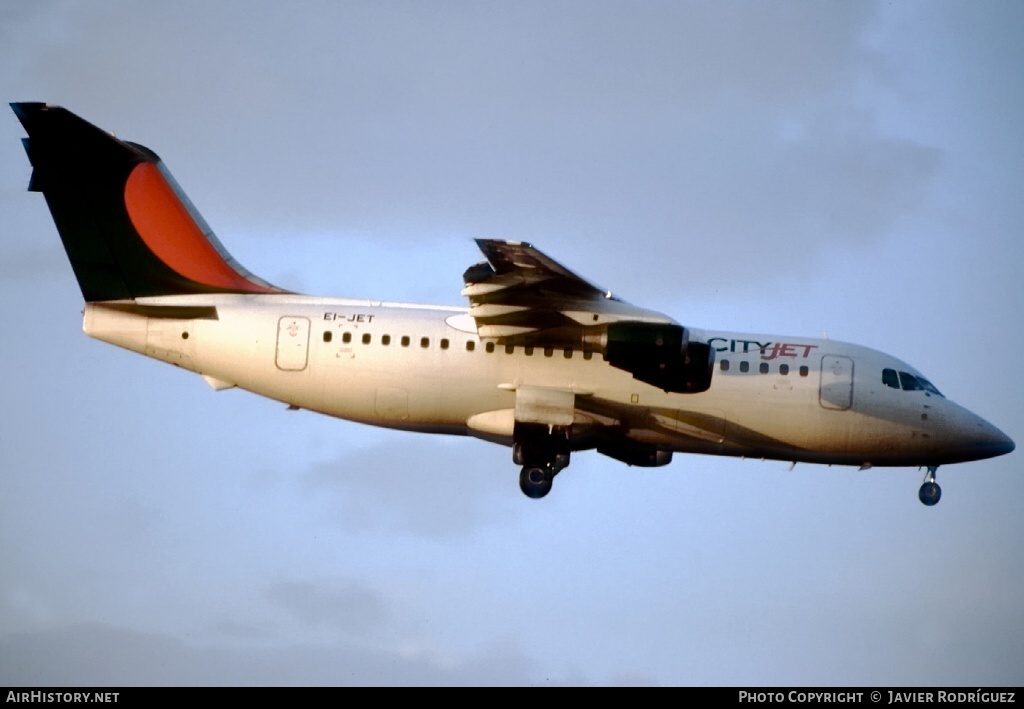 Aircraft Photo of EI-JET | British Aerospace BAe-146-200 | CityJet | AirHistory.net #589286