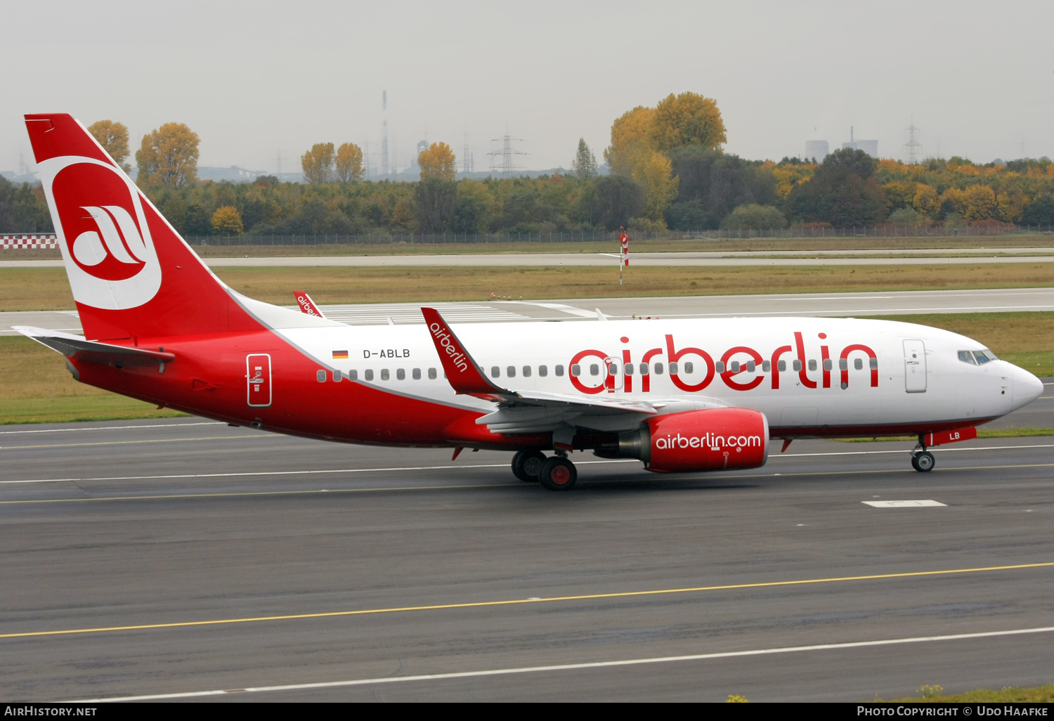 Aircraft Photo of D-ABLB | Boeing 737-76J | Air Berlin | AirHistory.net #589315