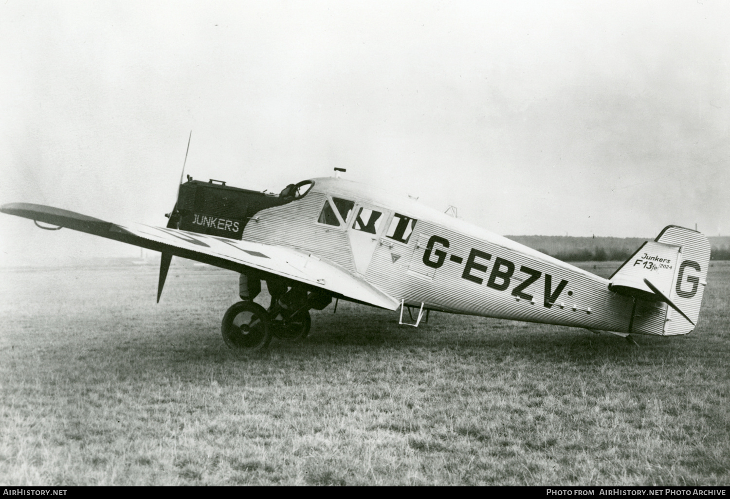 Aircraft Photo of G-EBZV | Junkers F 13fe | AirHistory.net #589328