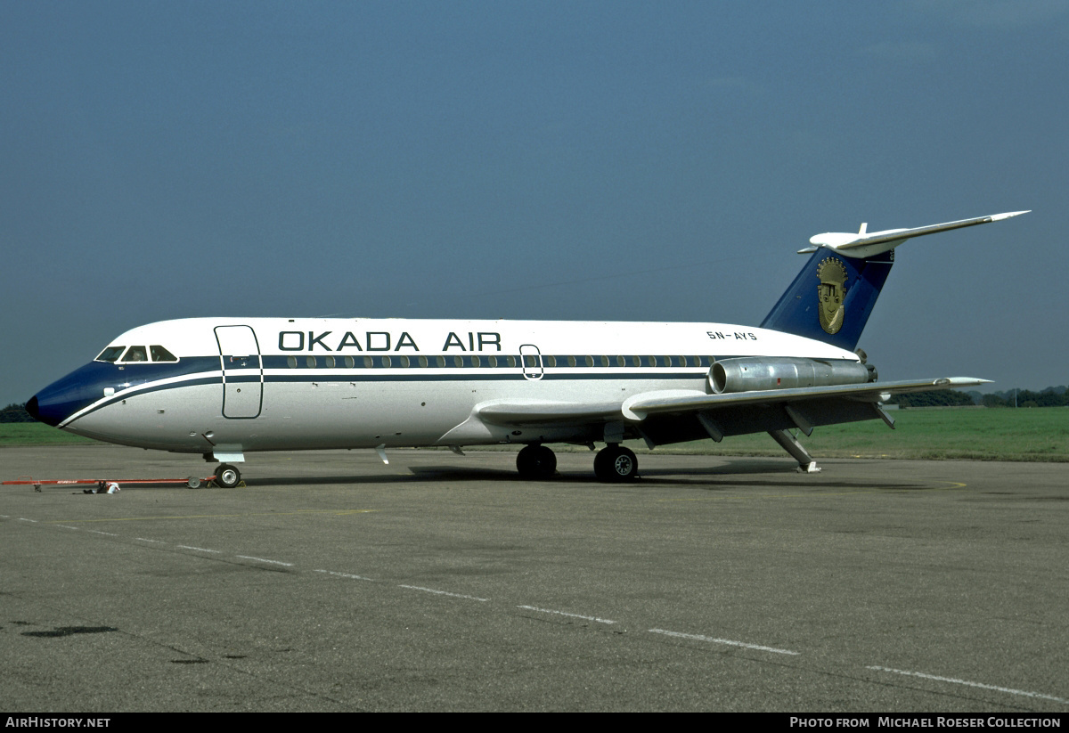 Aircraft Photo of 5N-AYS | BAC 111-416EK One-Eleven | Okada Air | AirHistory.net #589331