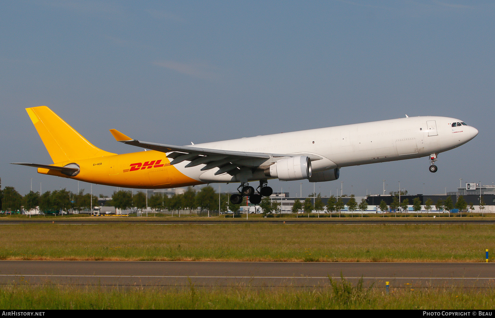 Aircraft Photo of EI-HEB | Airbus A330-322/F | DHL International | AirHistory.net #589337