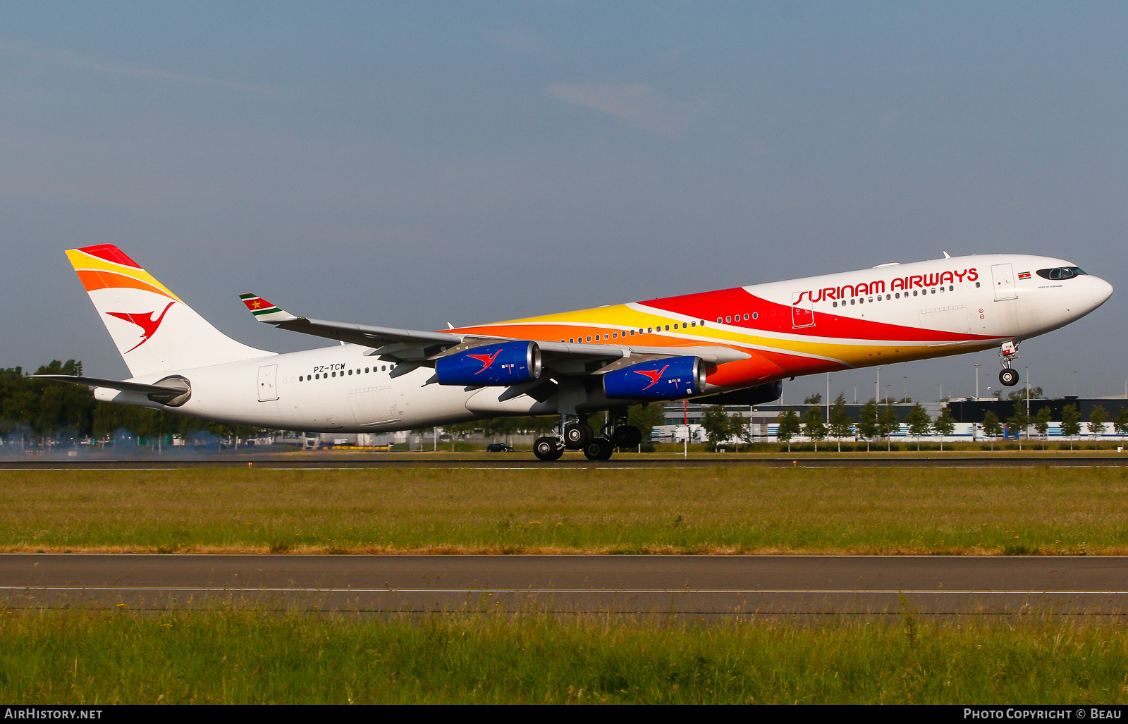Aircraft Photo of PZ-TCW | Airbus A340-313E | Surinam Airways | AirHistory.net #589342
