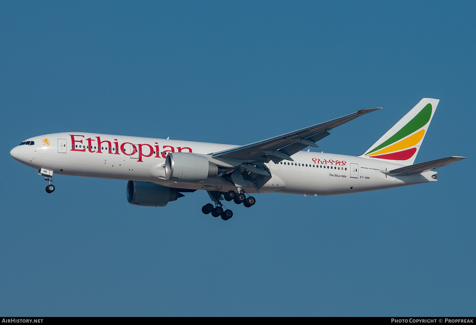 Aircraft Photo of ET-ANN | Boeing 777-260/LR | Ethiopian Airlines | AirHistory.net #589377
