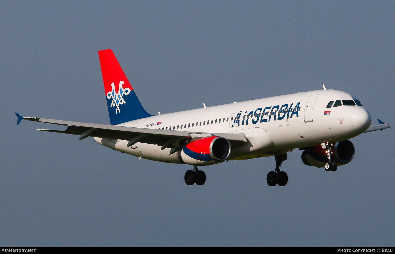 Aircraft Photo of YU-APS | Airbus A320-232 | Air Serbia | AirHistory.net #589398