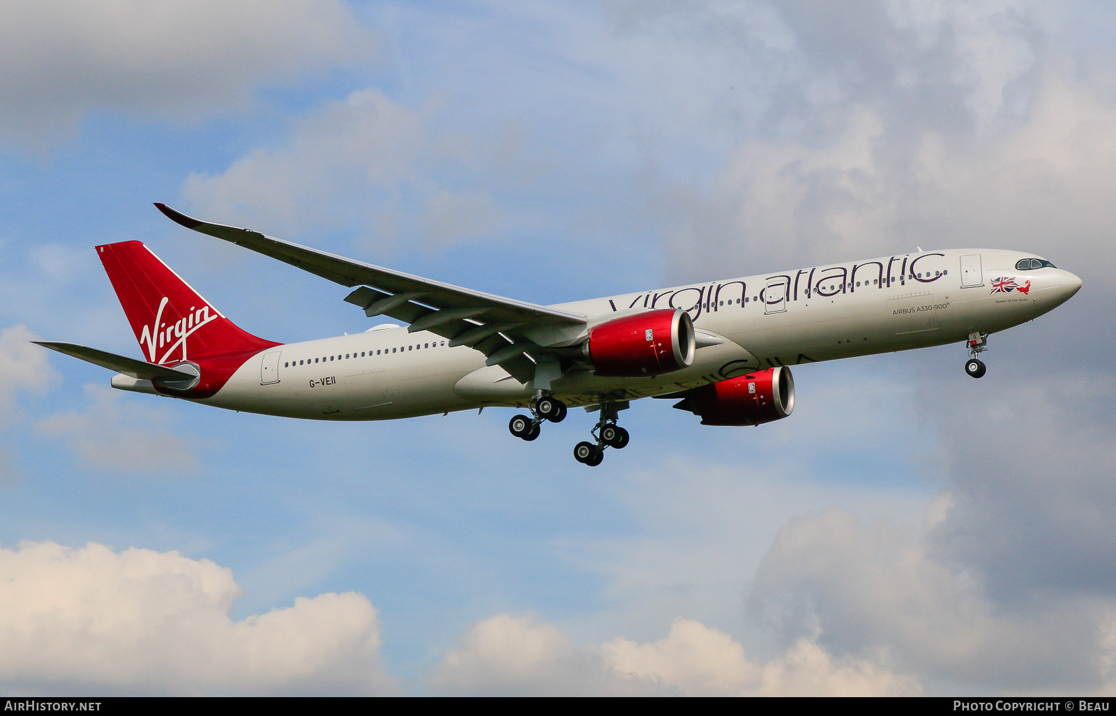 Aircraft Photo of G-VEII | Airbus A330-941N | Virgin Atlantic Airways | AirHistory.net #589424