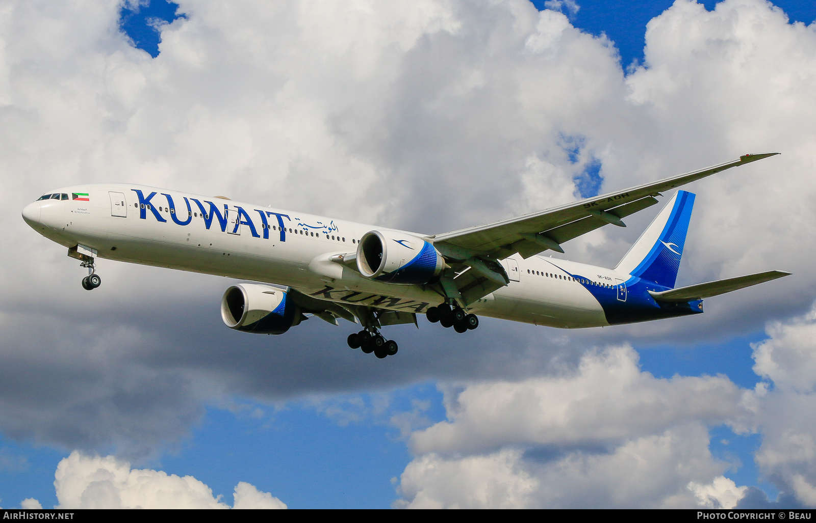 Aircraft Photo of 9K-AOH | Boeing 777-369/ER | Kuwait Airways | AirHistory.net #589441