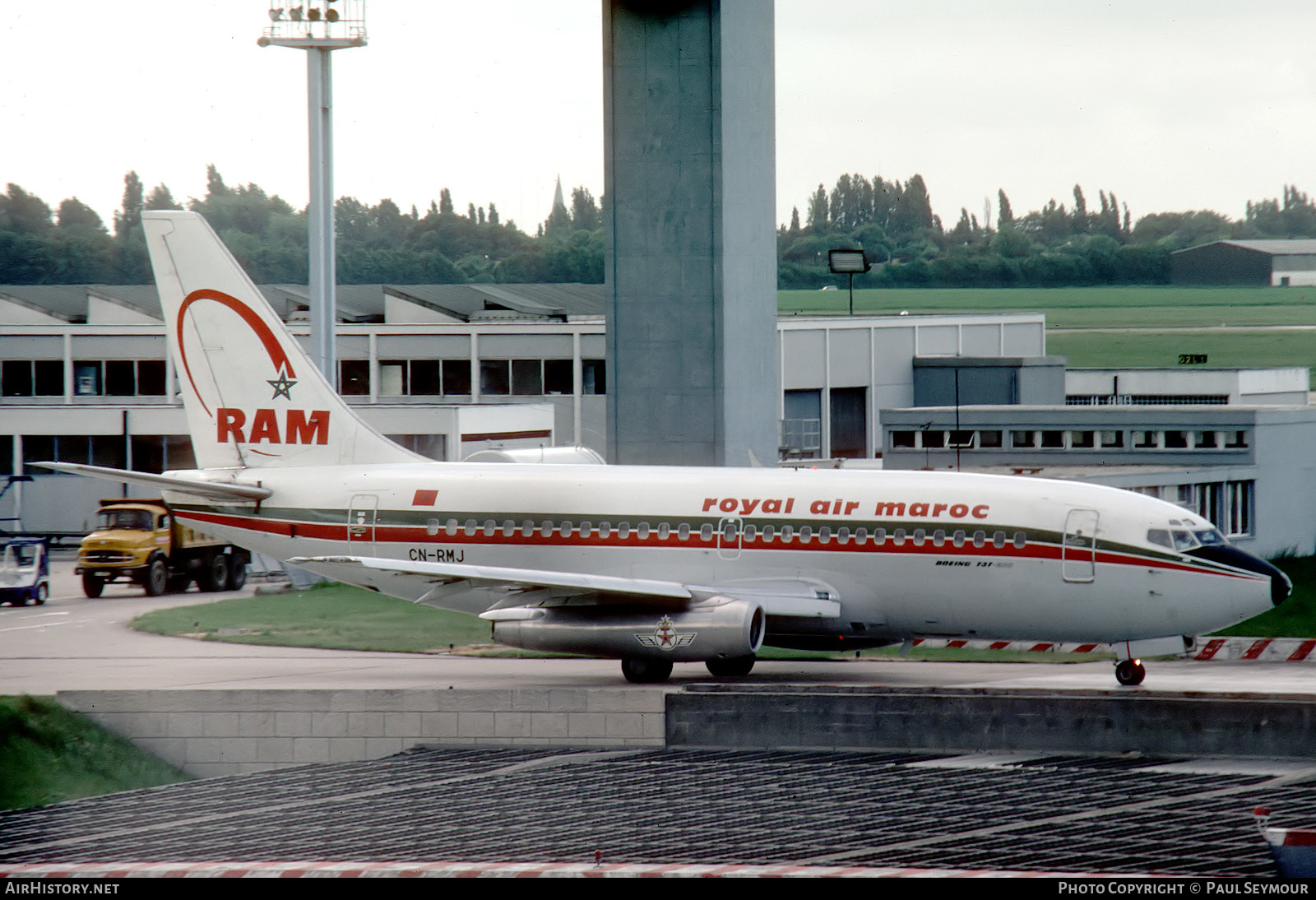 Aircraft Photo of CN-RMJ | Boeing 737-2B6/Adv | Royal Air Maroc - RAM | AirHistory.net #589442