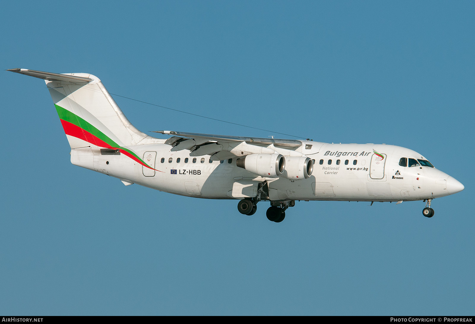 Aircraft Photo of LZ-HBB | British Aerospace BAe-146-200 | Bulgaria Air | AirHistory.net #589446