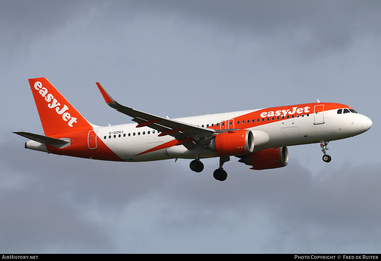 Aircraft Photo of G-UZHJ | Airbus A320-251N | EasyJet | AirHistory.net #589475
