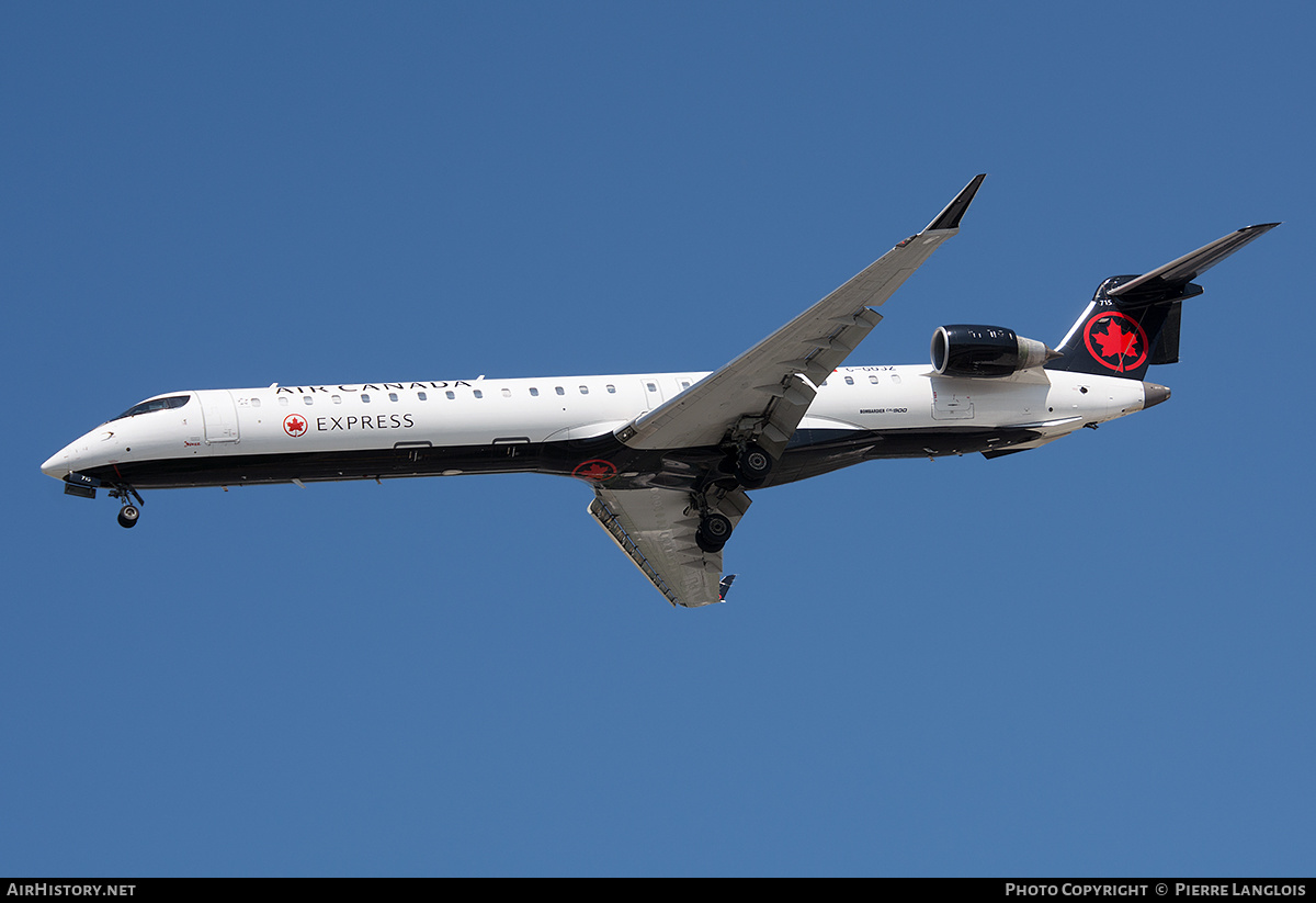Aircraft Photo of C-GOJZ | Bombardier CRJ-900 (CL-600-2D24) | Air Canada Express | AirHistory.net #589480