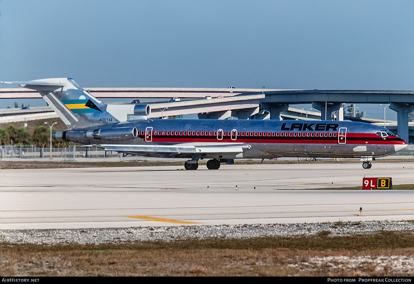 Aircraft Photo of N707AA | Boeing 727-223 | Laker Airways Bahamas | AirHistory.net #589500