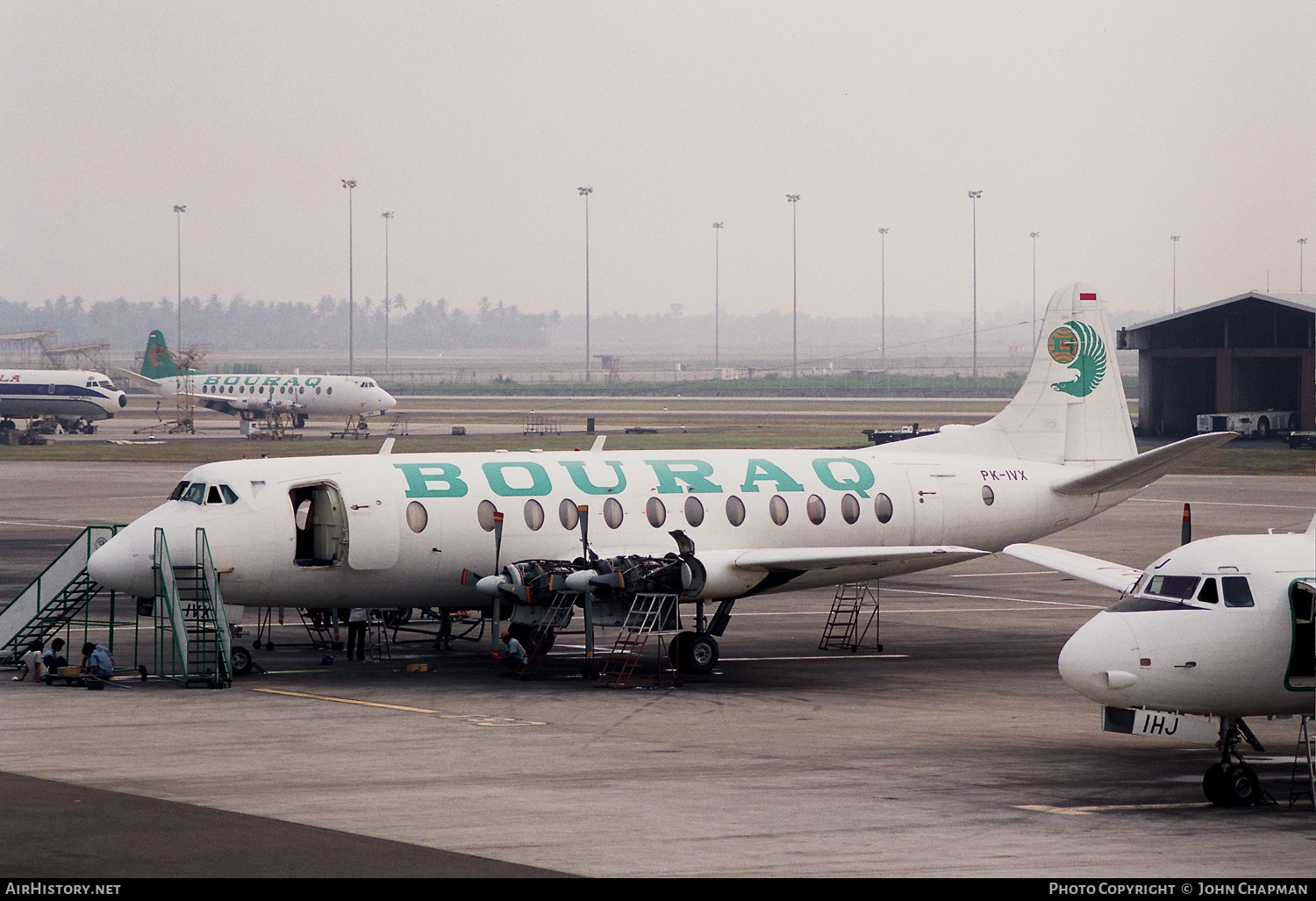 Aircraft Photo of PK-IVX | Vickers 843 Viscount | Bouraq Indonesia Airlines | AirHistory.net #589502