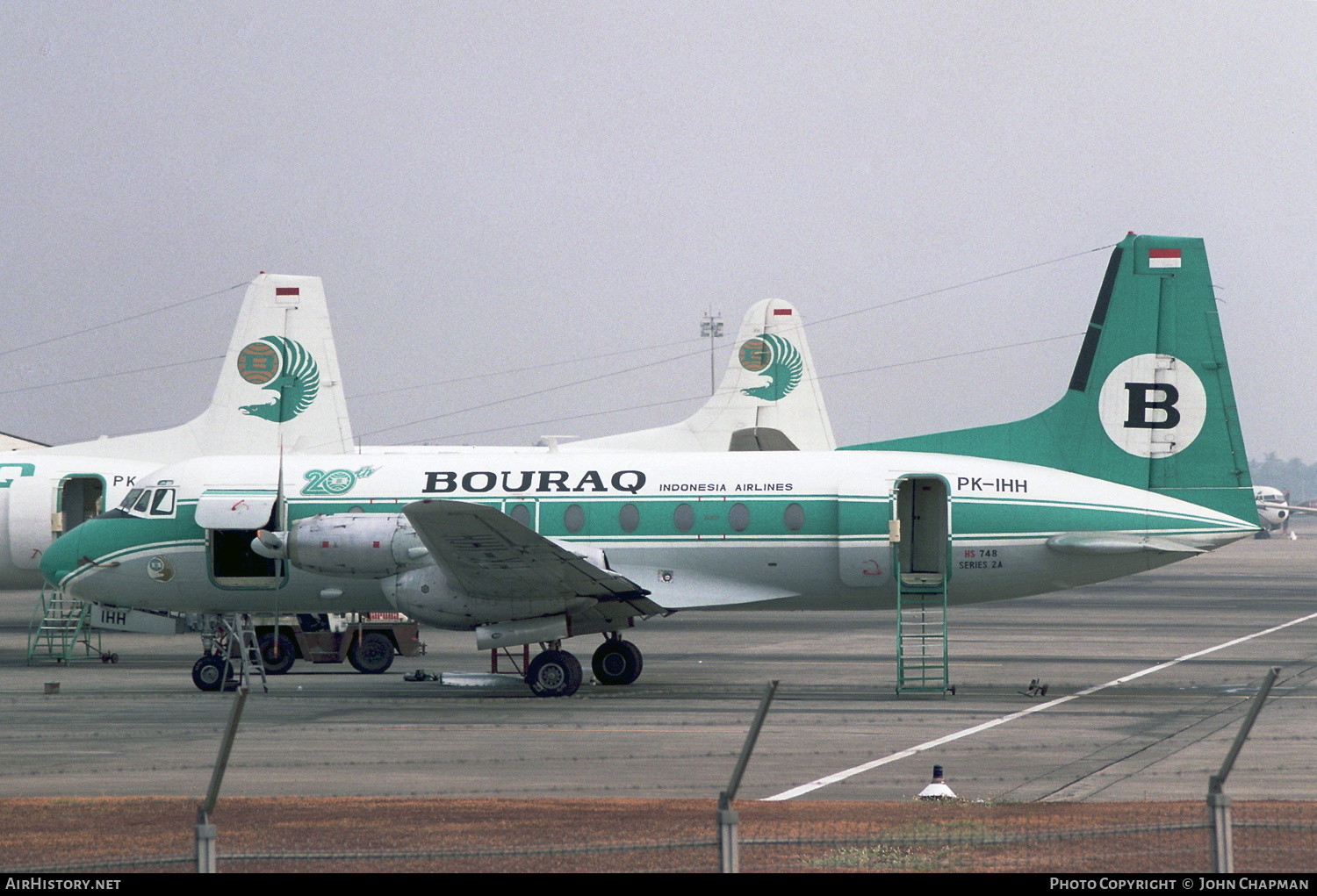 Aircraft Photo of PK-IHH | Hawker Siddeley HS-748 Srs2/235 | Bouraq Indonesia Airlines | AirHistory.net #589507