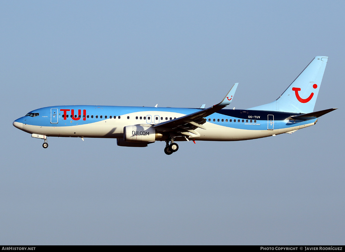 Aircraft Photo of OO-TUV | Boeing 737-86J | TUI | AirHistory.net #589514