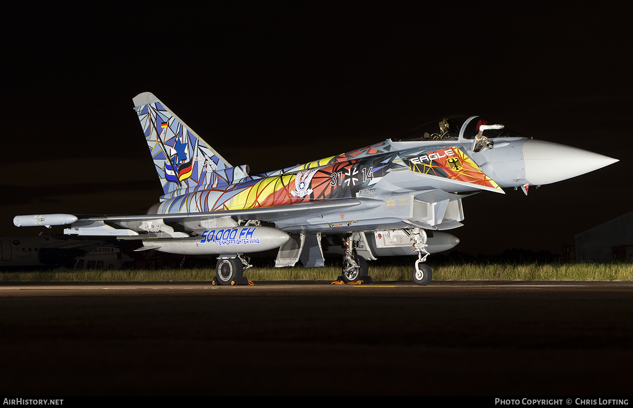 Aircraft Photo of 3114 | Eurofighter EF-2000 Typhoon S | Germany - Air Force | AirHistory.net #589520