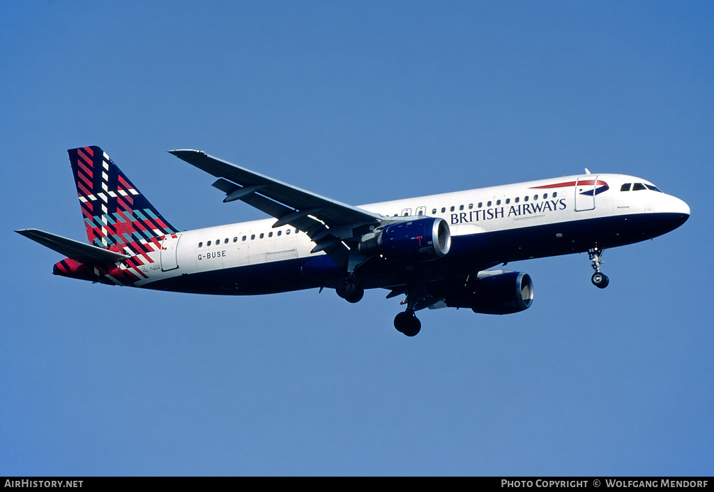 Aircraft Photo of G-BUSE | Airbus A320-111 | British Airways | AirHistory.net #589527