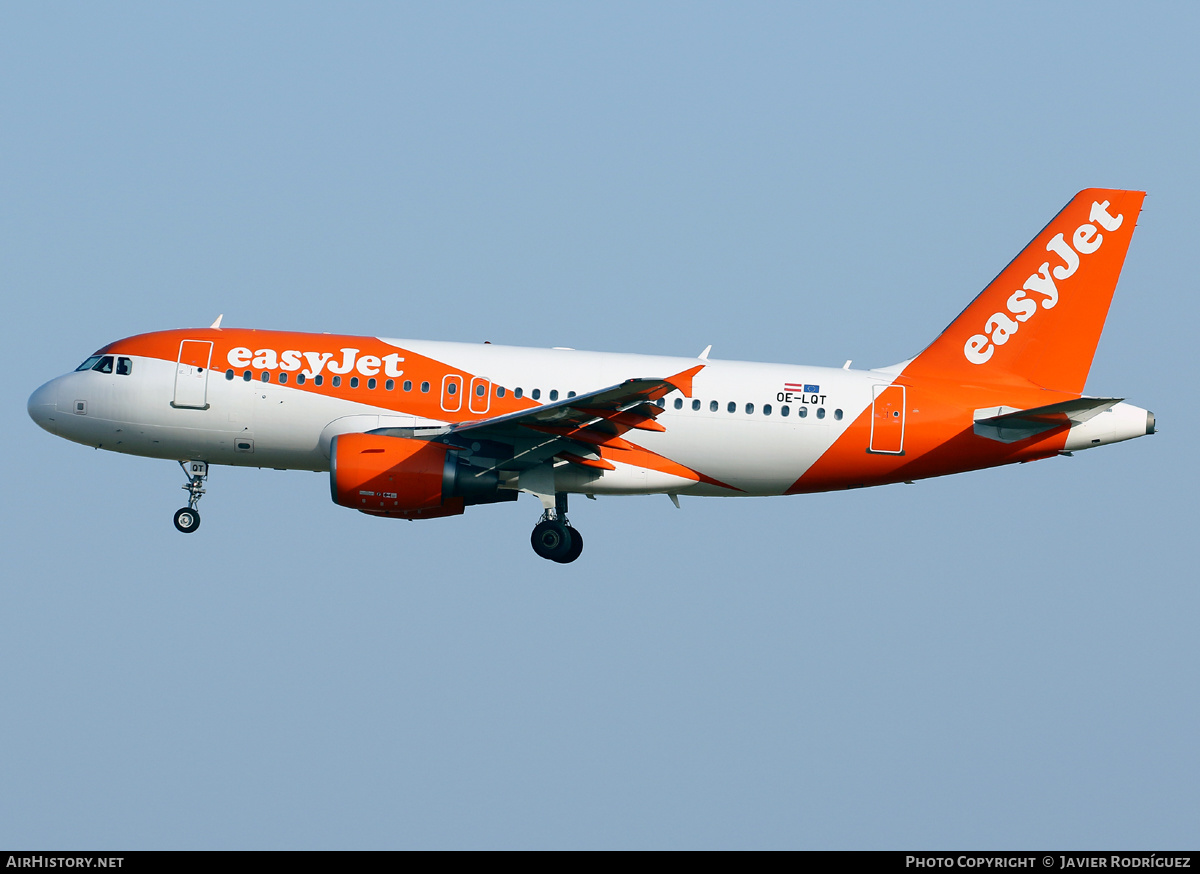 Aircraft Photo of OE-LQT | Airbus A319-111 | EasyJet | AirHistory.net #589544